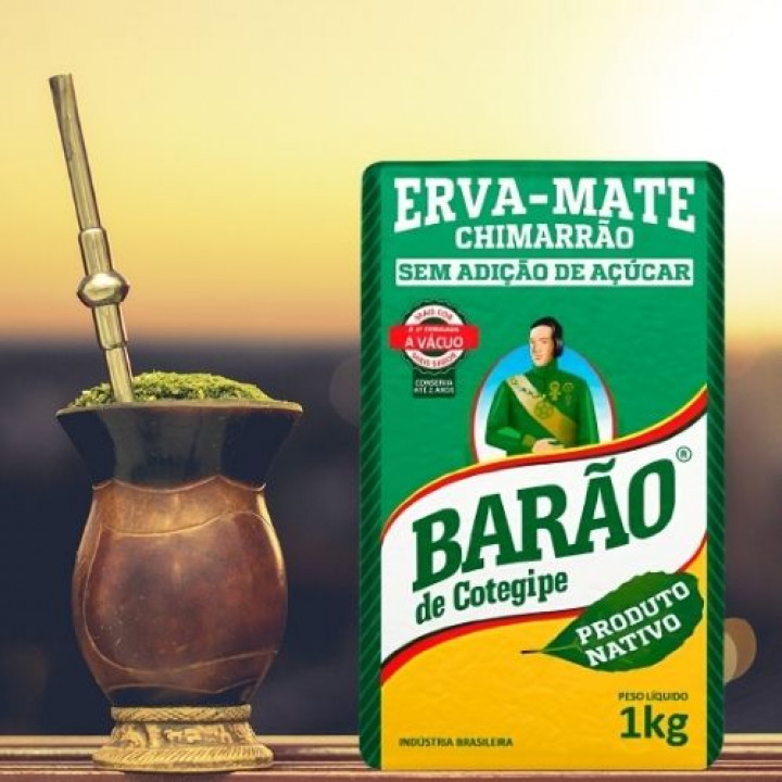 Erva Chimarrão Nativa Barão 1Kg