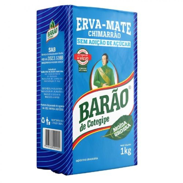 Erva Chimarrão Moída Grossa Barão 1Kg