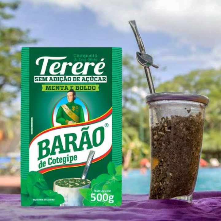 Erva Tereré Menta e Boldo Barão 500g