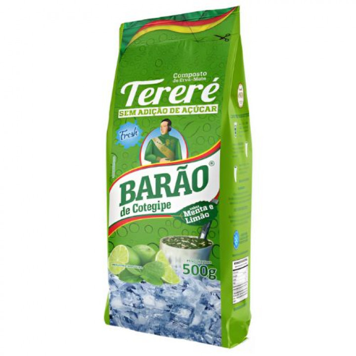 Erva Tereré Menta e Limão Barão 500 gr