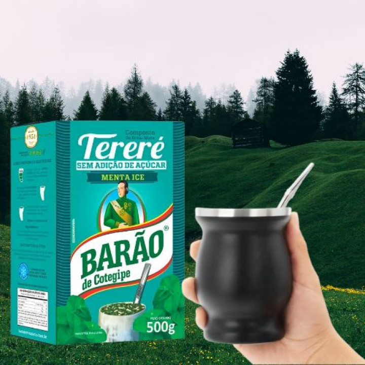 Erva Tereré Menta Ice Barão 500 gr