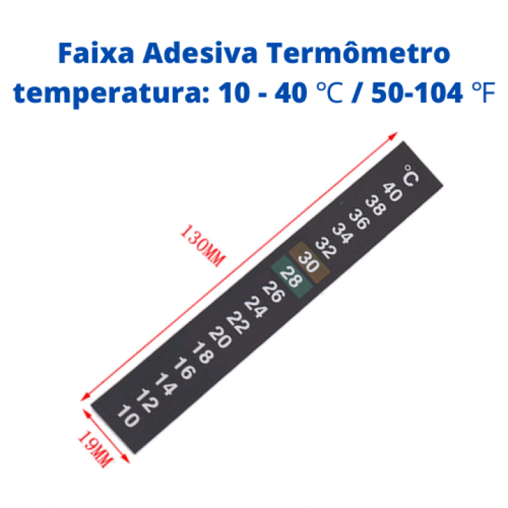 Faixa Adesiva Termómetro