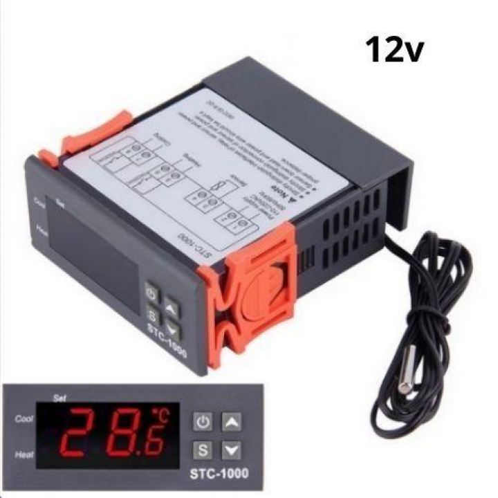 Controlador de temperatura digital 12v